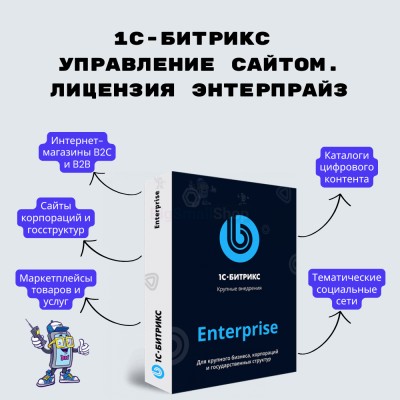 1С-Битрикс: Управление сайтом. Лицензия Энтерпрайз - купить в Мари-Отарах
